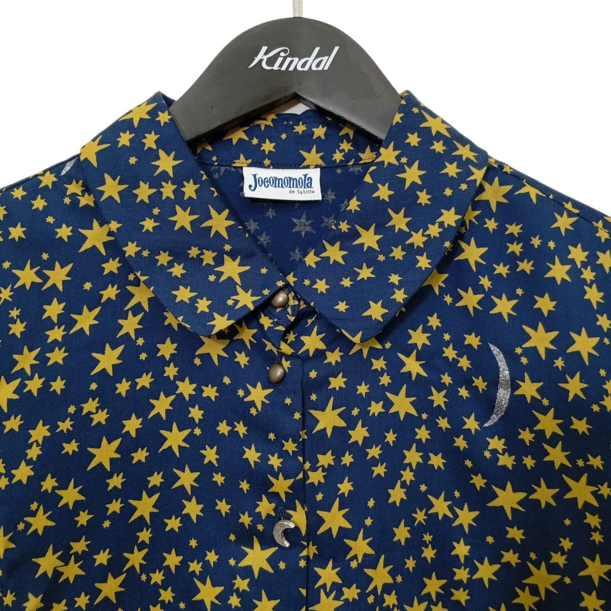JOCOMOMOLA DE SYBILLA 星柄シャツGJBLV05170 古着・中古-5枚目のアイテム画像