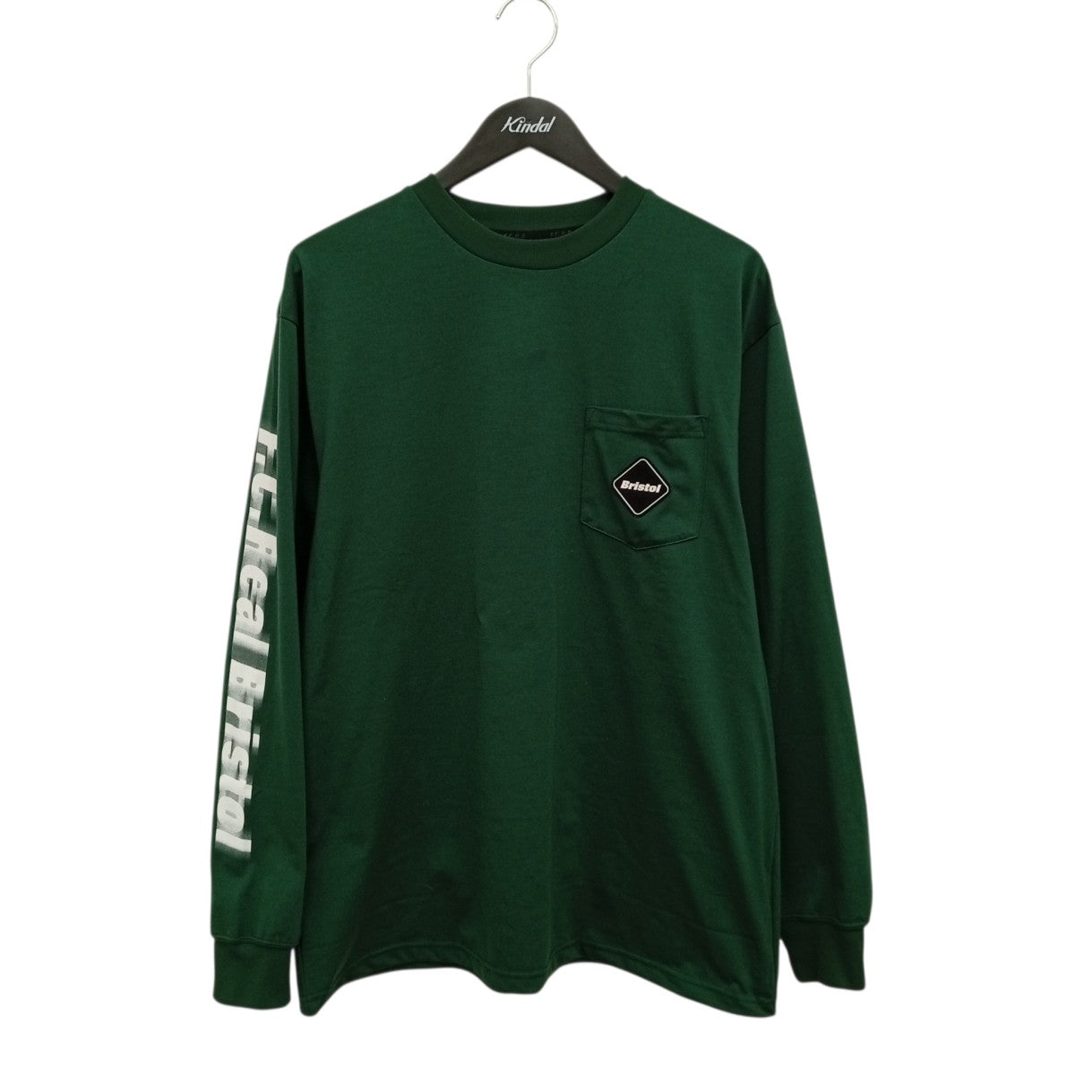 25SSBLURRED LOGO L S TEAM POCKET TEEロングスリーブカットソーFCRB-250082