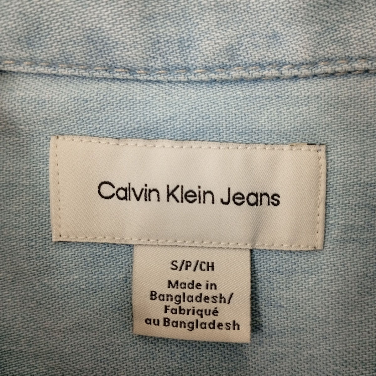 Calvin Klein デニムシャツ40BM796 古着・中古-3枚目のアイテム画像