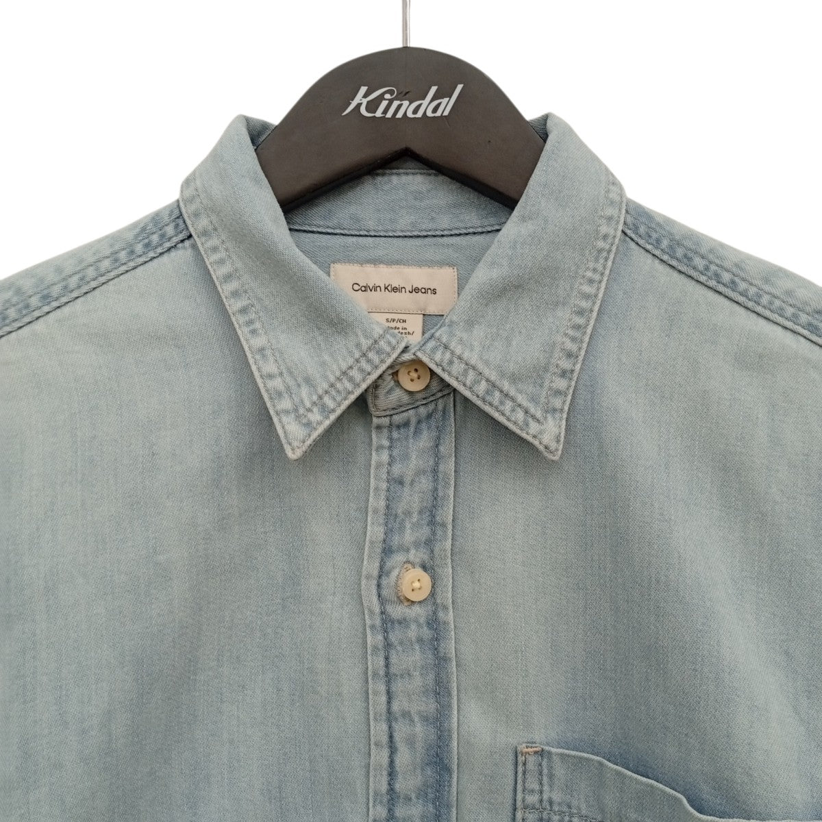 Calvin Klein デニムシャツ40BM796 古着・中古-5枚目のアイテム画像