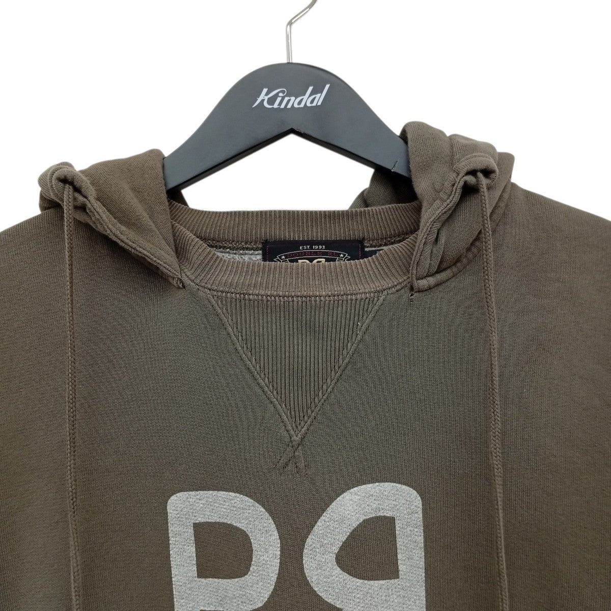 RRL フード付き後付けパーカー XXL 名作 中古・古着通販】RRL (ダブルアールエル) 後付けパーカー レッド