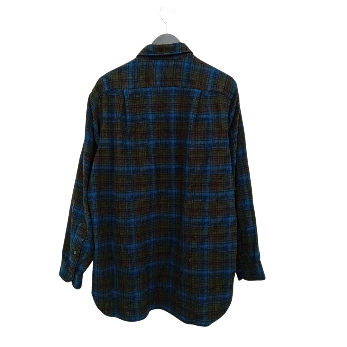 か*ん様 PENDLETON オンブレ チェック ウール ブルゾン ブルー L か*ん様 PENDLETON オンブレ チェック ウール ブルゾン ブルー L