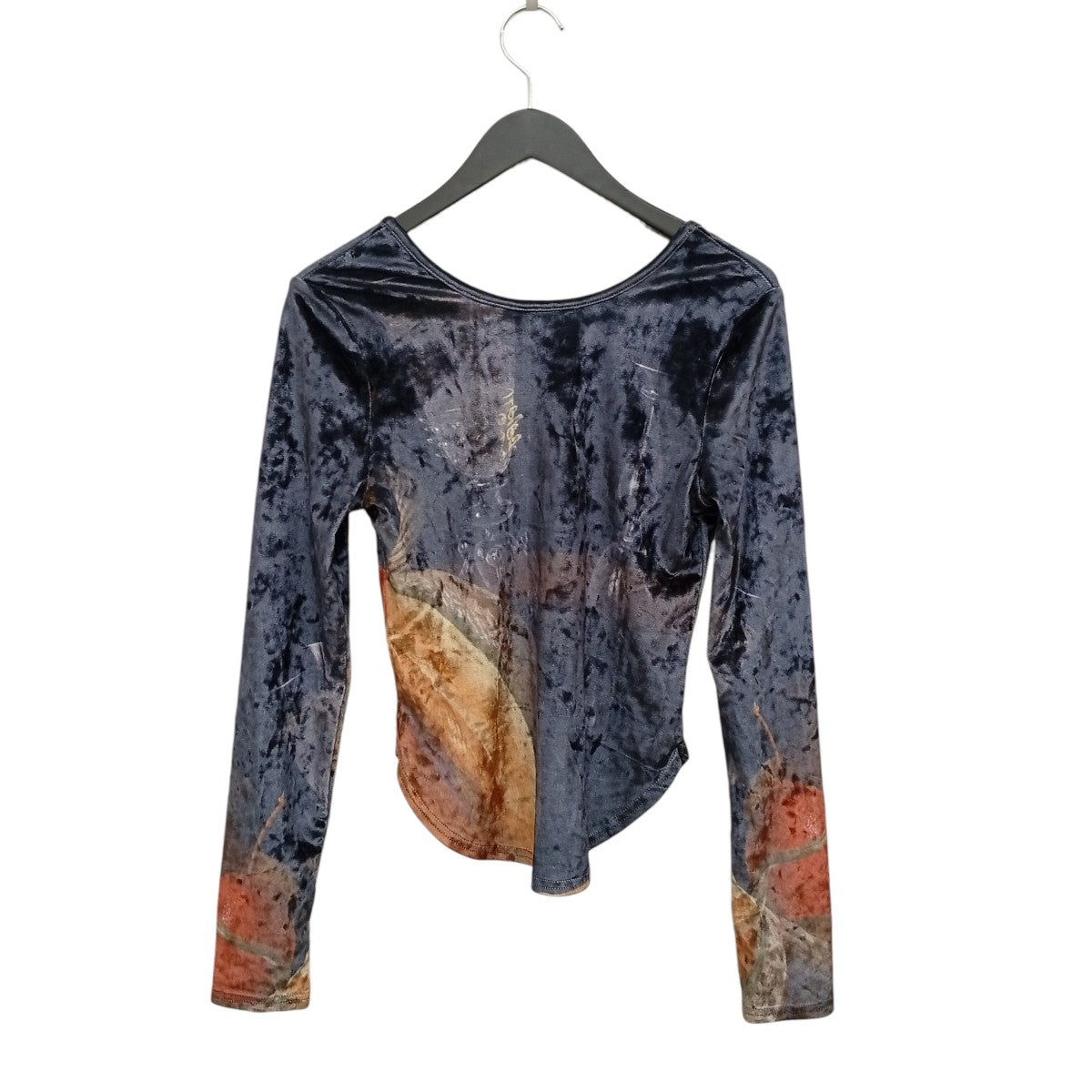 Velour Art Print Topロングスリーブカットソー01-TP011-24-03