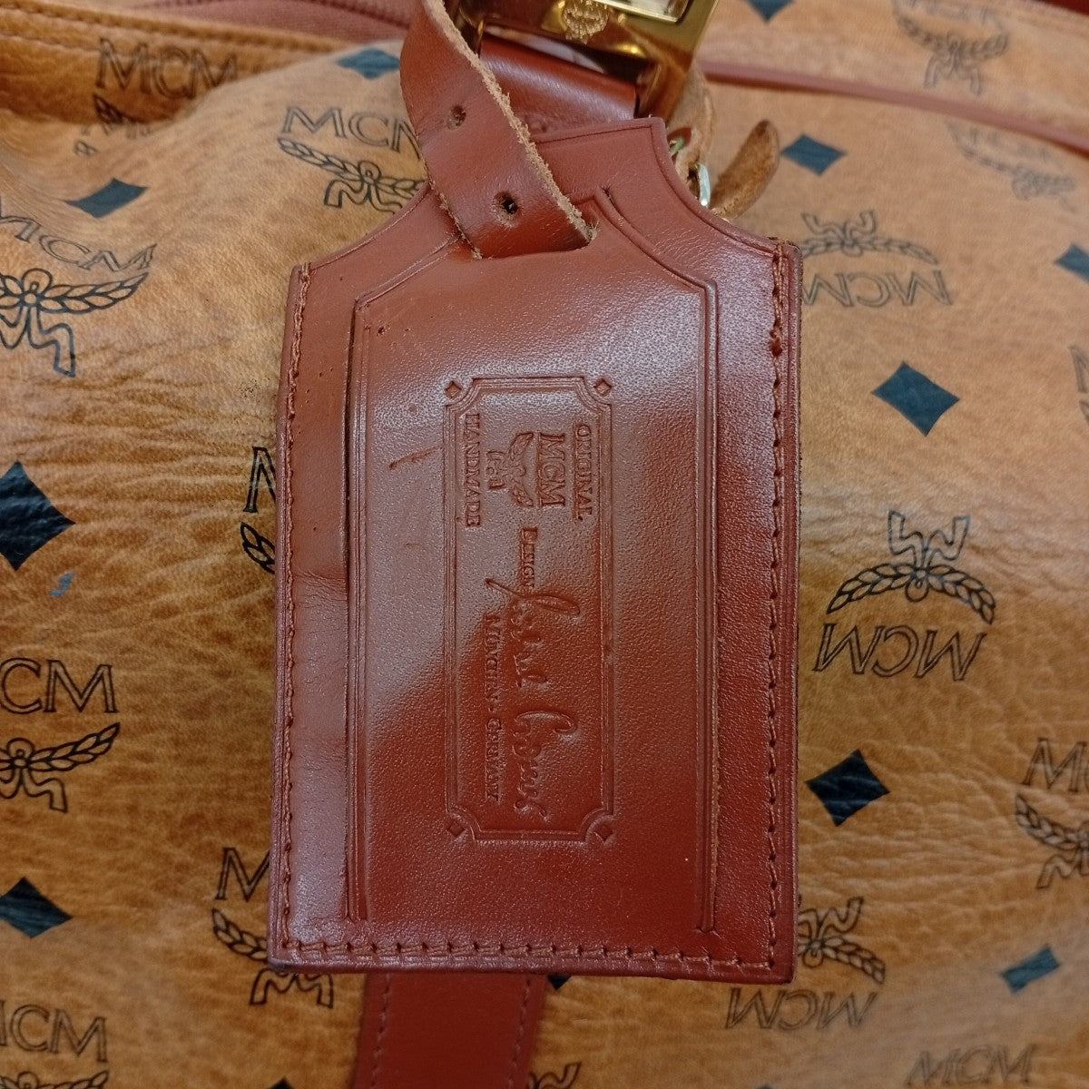 MCM ボストンバッグ9309C 古着・中古-8枚目のアイテム画像