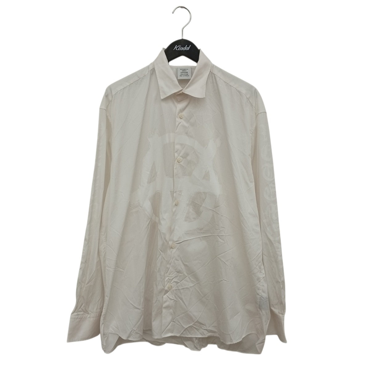 VETEMENTS Double Anarchy Shirt長袖シャツUA52SH550W 古着・中古-1枚目のアイテム画像