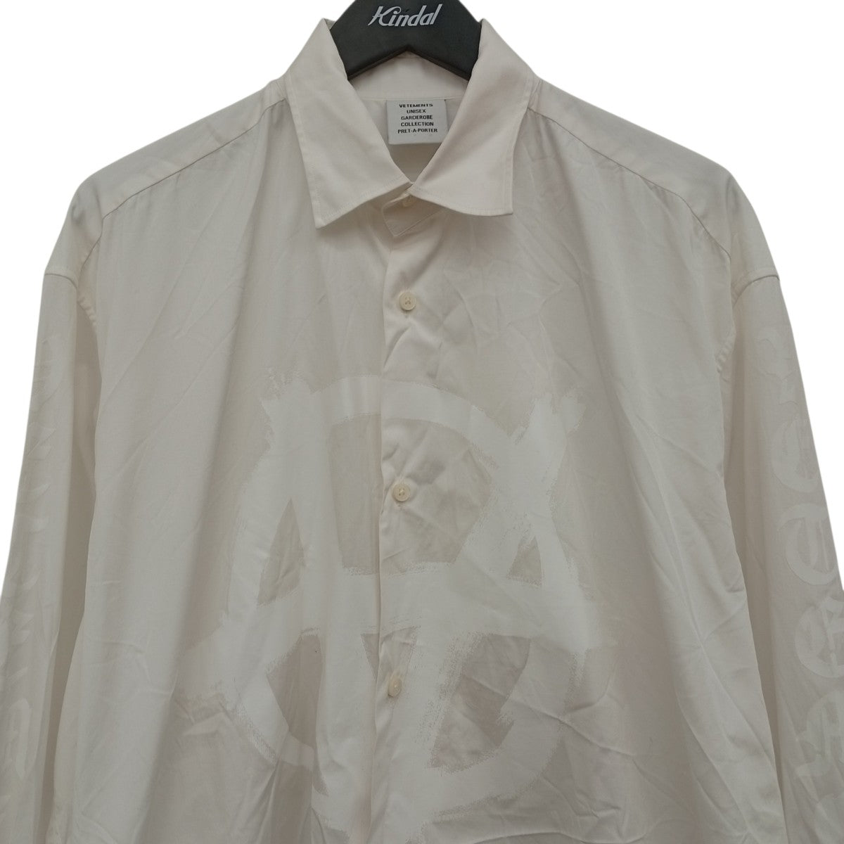 VETEMENTS Double Anarchy Shirt長袖シャツUA52SH550W 古着・中古-10枚目のアイテム画像
