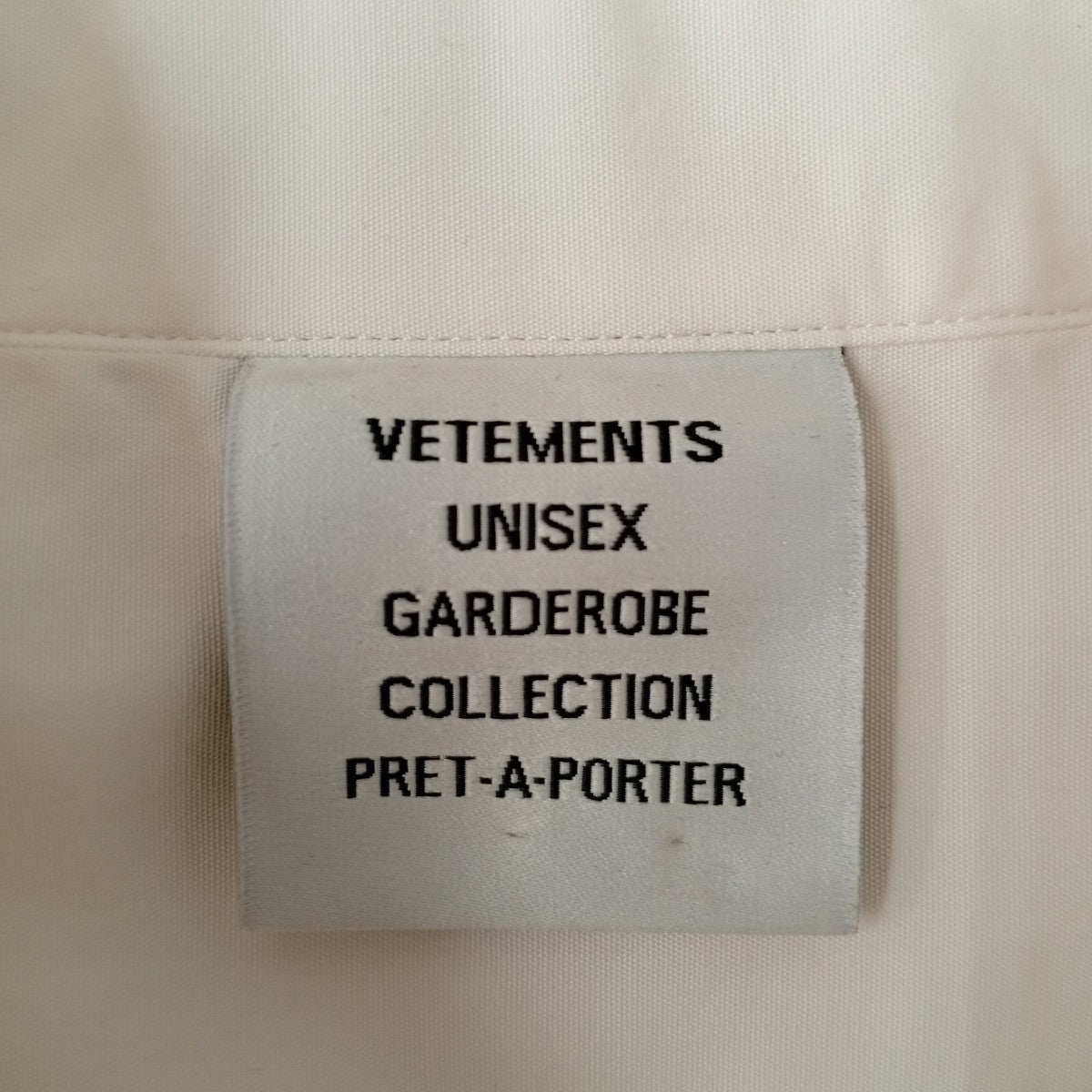 VETEMENTS Double Anarchy Shirt長袖シャツUA52SH550W 古着・中古-3枚目のアイテム画像