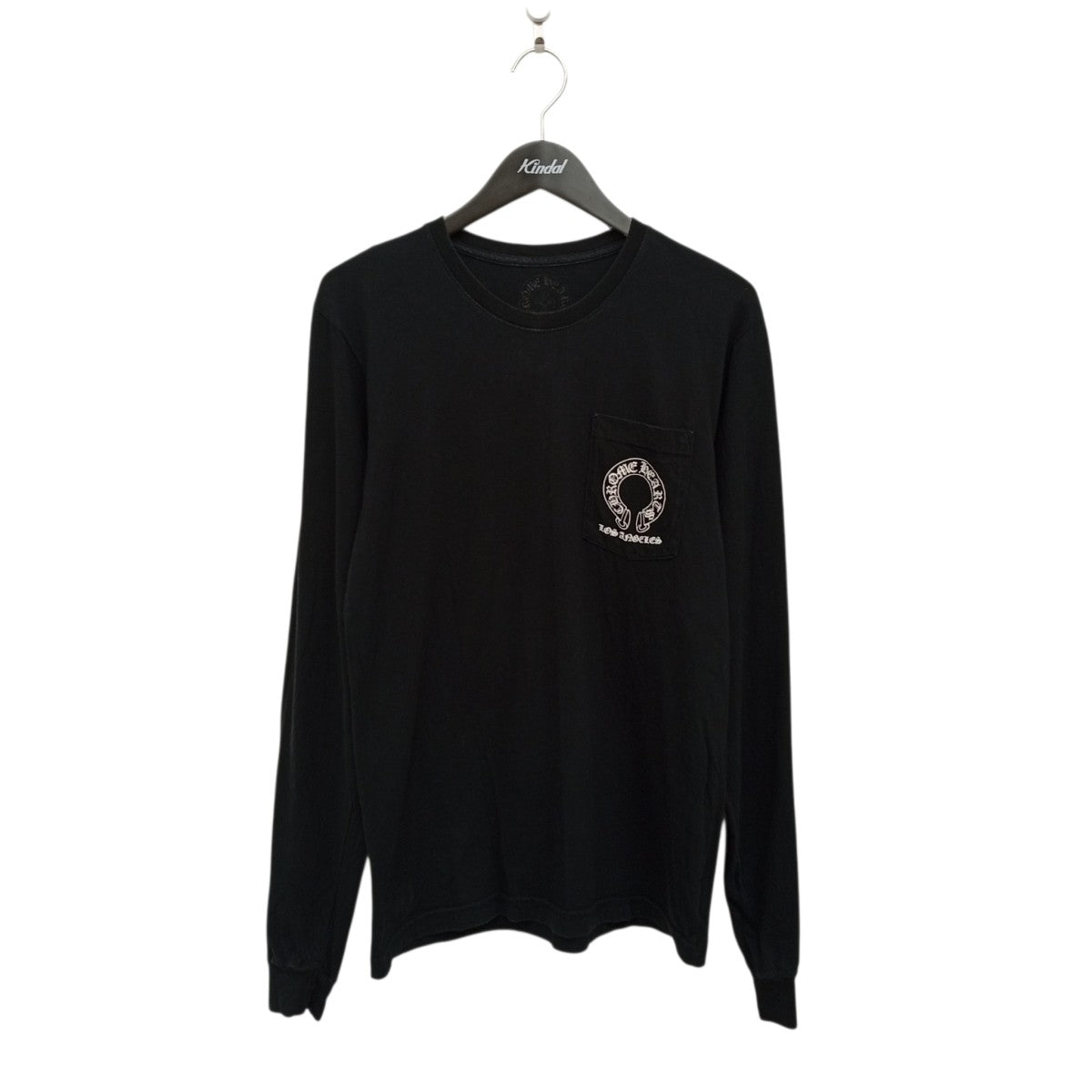 CHROME HEARTS ロサンゼルス限定 Tバースクリプトロゴ長袖カットソー 古着・中古-1枚目のアイテム画像