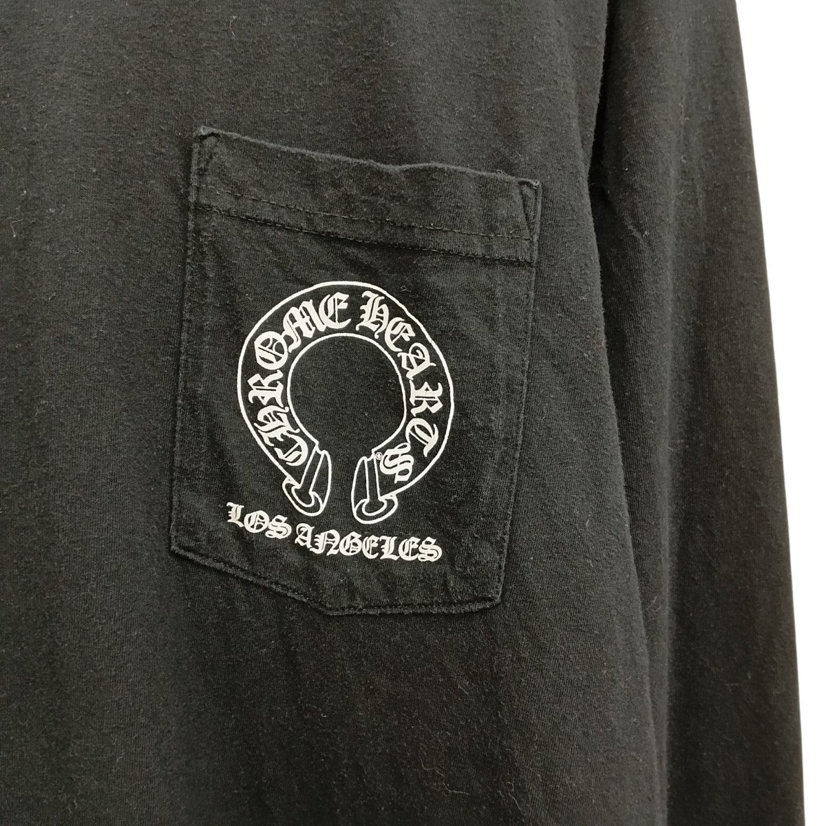 CHROME HEARTS ロサンゼルス限定 Tバースクリプトロゴ長袖カットソー 古着・中古-4枚目のアイテム画像