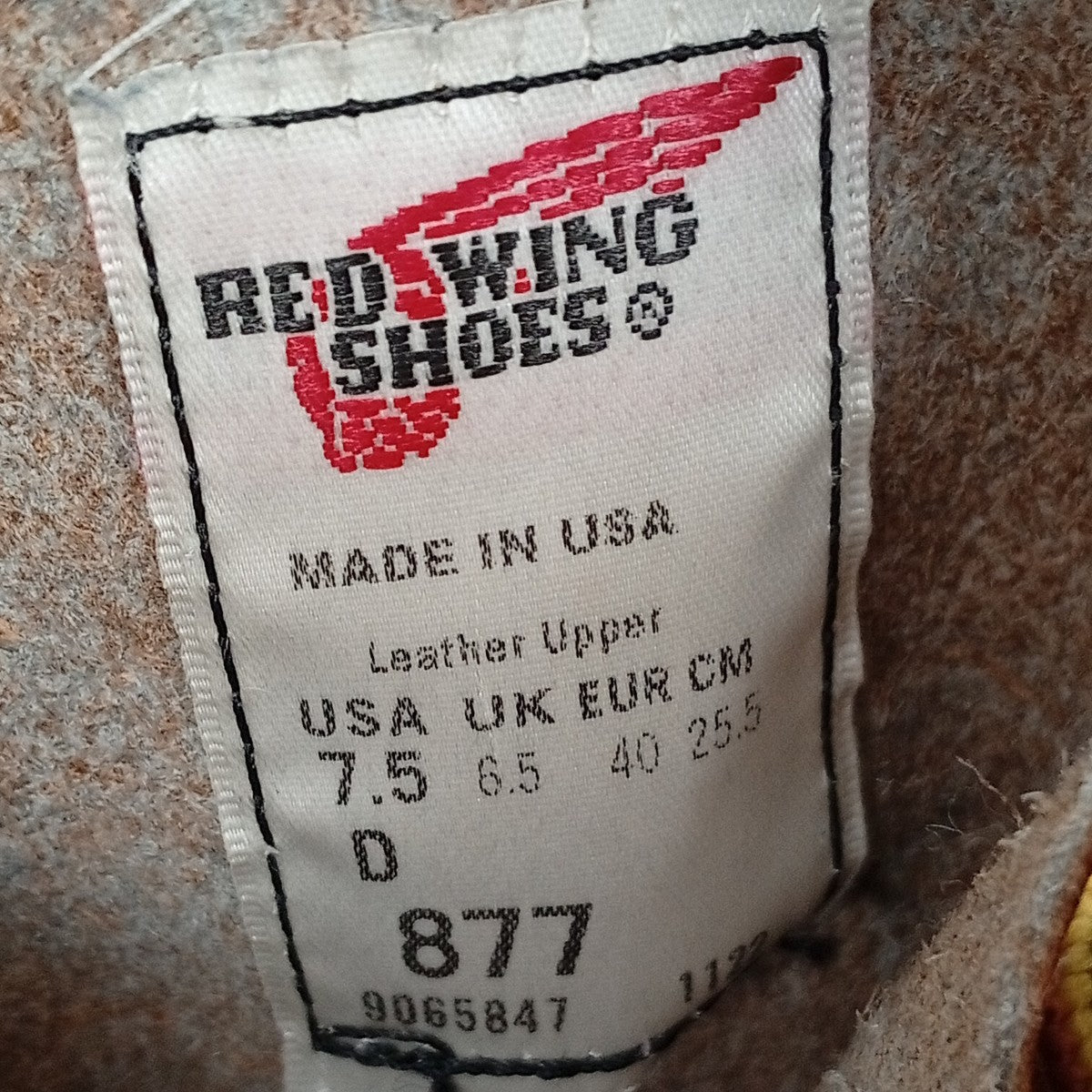 RED WING 8-inch Classic Mocブーツ877 古着・中古-8枚目のアイテム画像