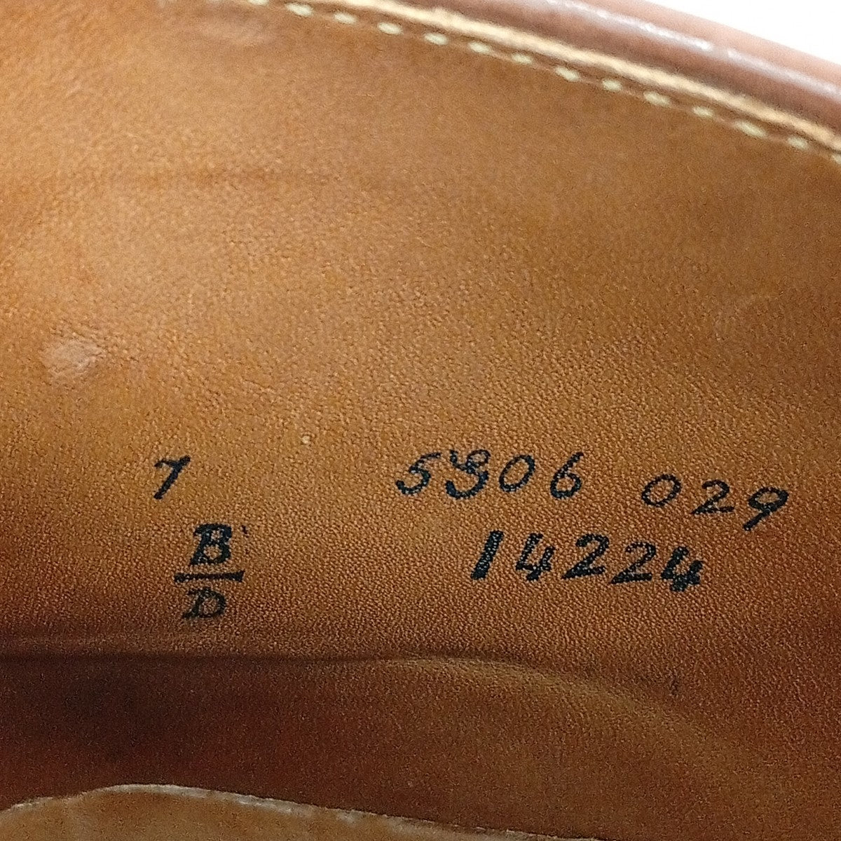 ALDEN レザーシューズ14224 古着・中古-5枚目のアイテム画像