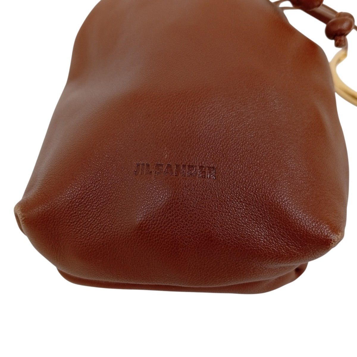 JIL SANDER METAL DRAWSTRING SMALLショルダーポーチ 古着・中古-4枚目のアイテム画像