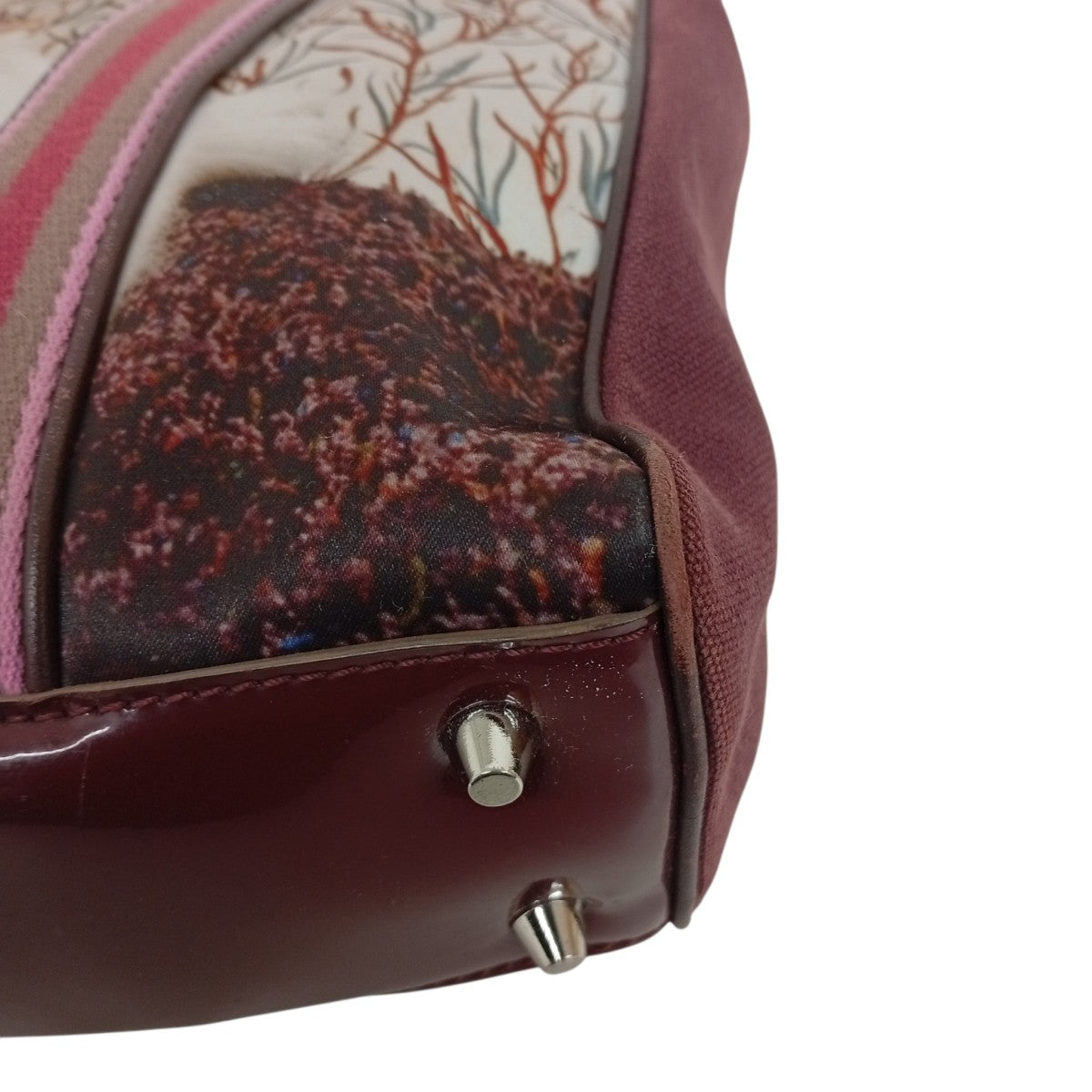 ANYA HINDMARCH 猫柄ハンドバッグ 古着・中古-5枚目のアイテム画像