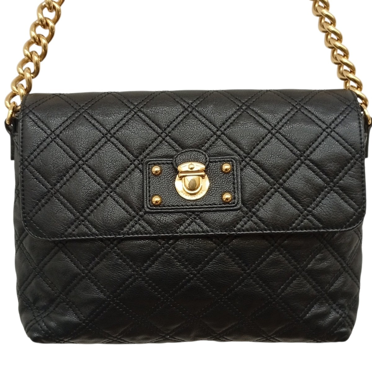 MARC JACOBS キルティングレザーチェーンストラップショルダーバッグ 古着・中古-3枚目のアイテム画像