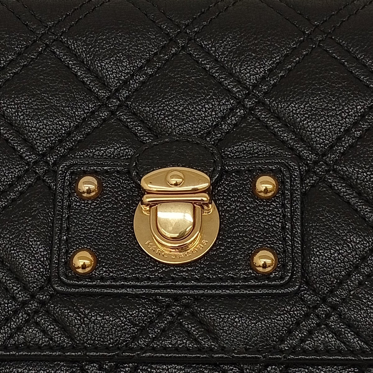 MARC JACOBS キルティングレザーチェーンストラップショルダーバッグ 古着・中古-4枚目のアイテム画像