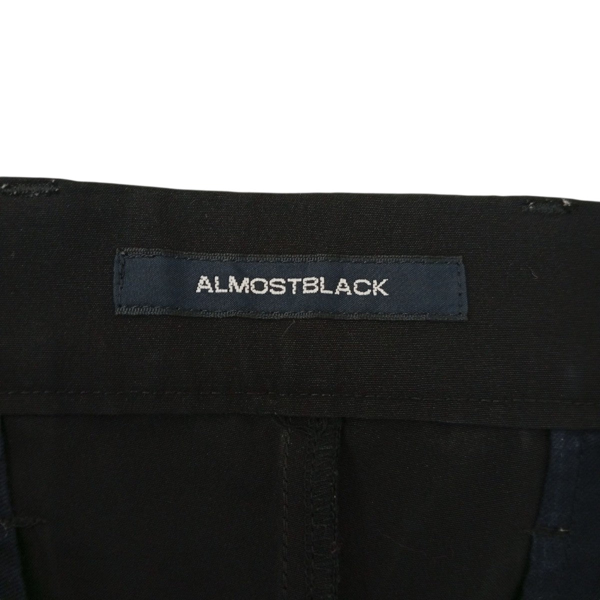 ALMOSTBLACK ジップパンツ24SS-PT02 古着・中古-4枚目のアイテム画像