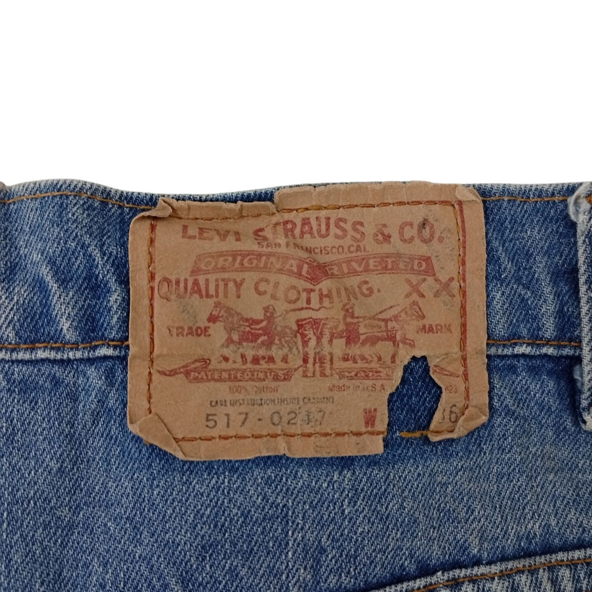 LEVI'S(リーバイス) 80s USA製 653工場フレアデニム517-0217 517-0217