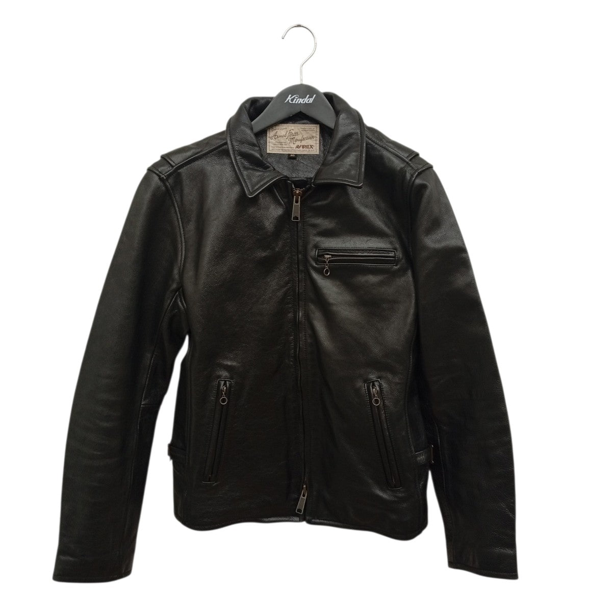 AVIREX COW LEATHER TRUCKER JACKETレザージャケット6151088 古着・中古-1枚目のアイテム画像