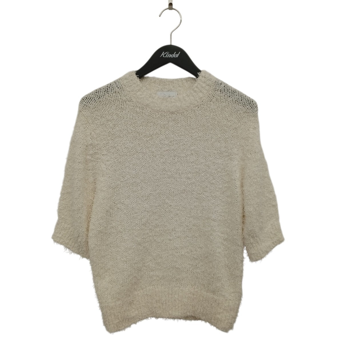 UNITED ARROWS TOKYO ミックスヤーン5SL半袖ニット1518-106-1774 古着・中古-1枚目のアイテム画像