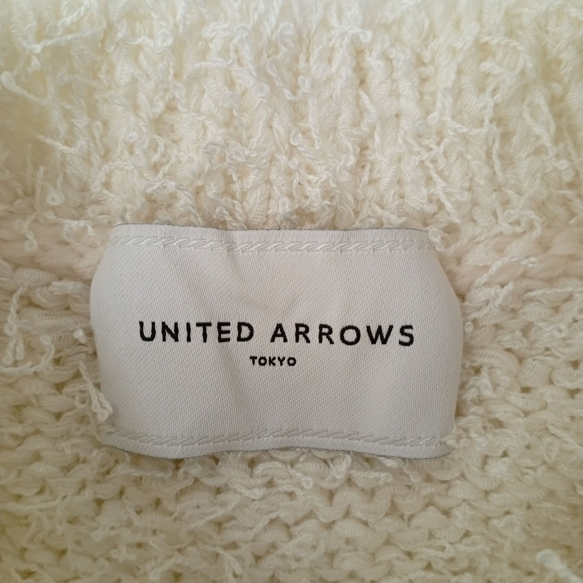 UNITED ARROWS TOKYO ミックスヤーン5SL半袖ニット1518-106-1774 古着・中古-3枚目のアイテム画像
