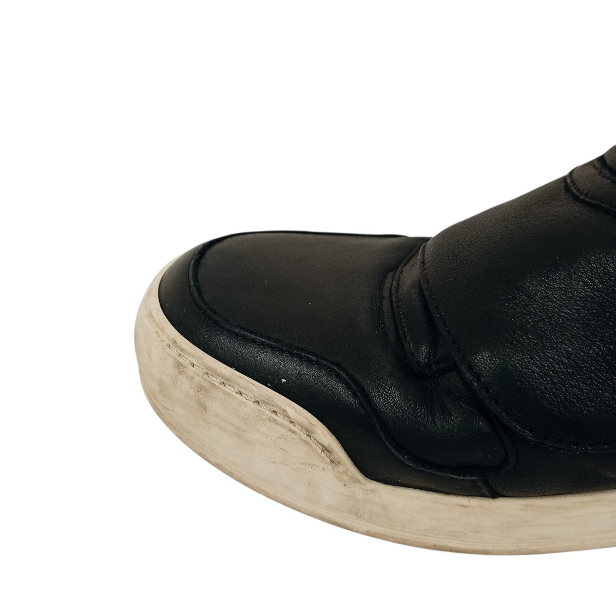 BALMAIN Quilted Biker High-Top SneakersレザースニーカーW6H T323 D591 古着・中古-9枚目のアイテム画像