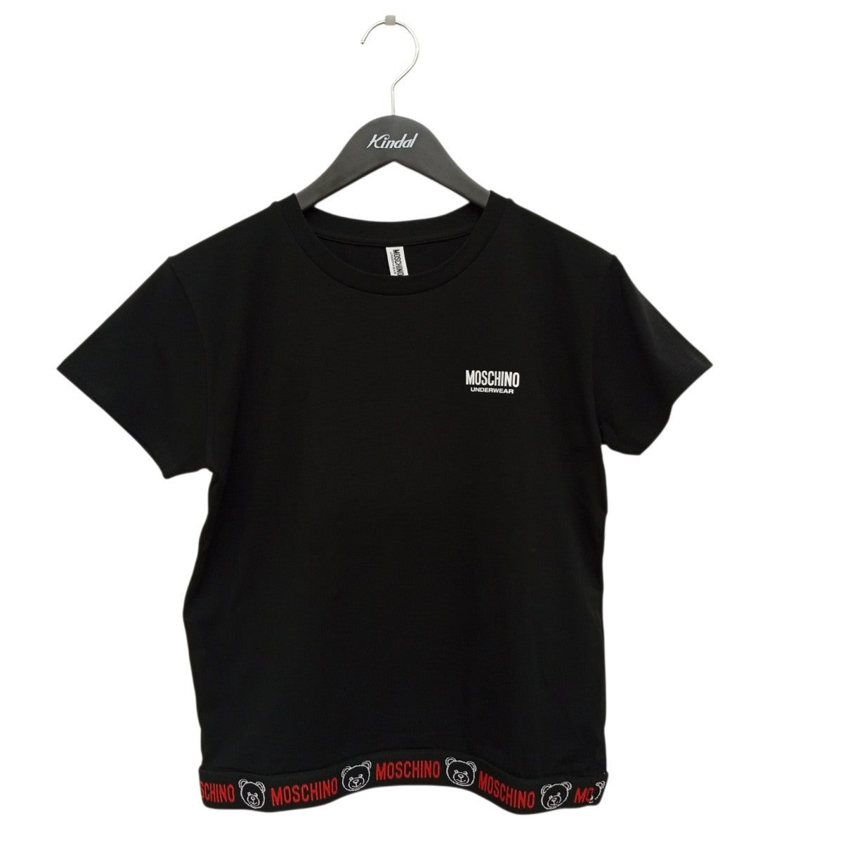 MOSCHINO BEARラインロゴプリントTシャツZUA1920 古着・中古-1枚目のアイテム画像