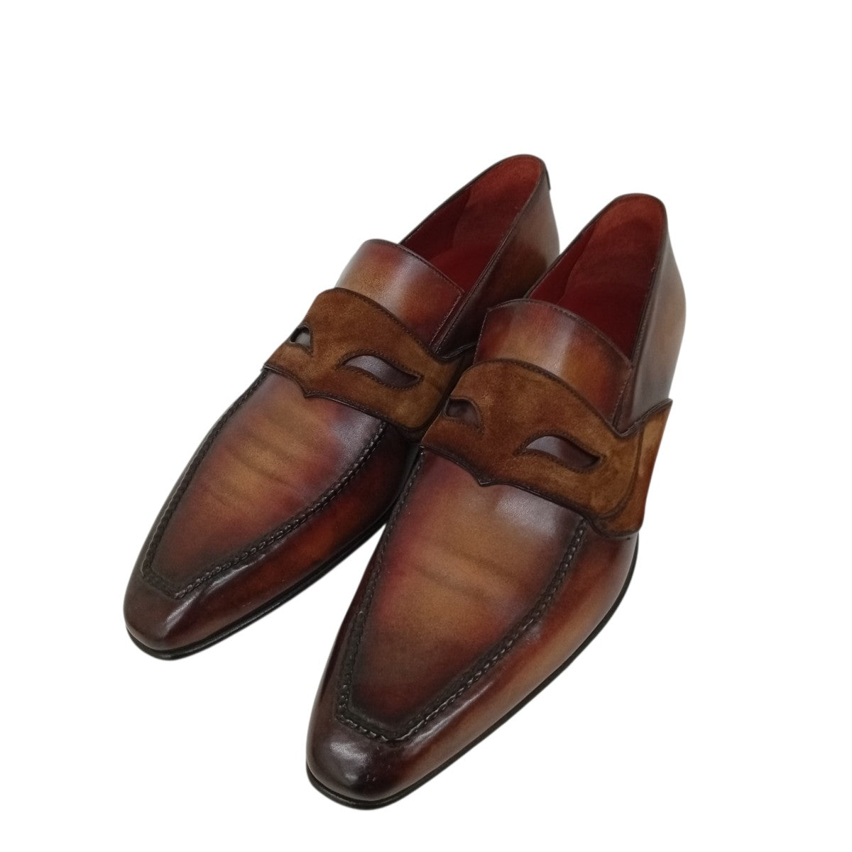 Berluti 120周年 アートコレクション ANDY 仮面舞踏会マスクローファーS3687-006 古着・中古-1枚目のアイテム画像