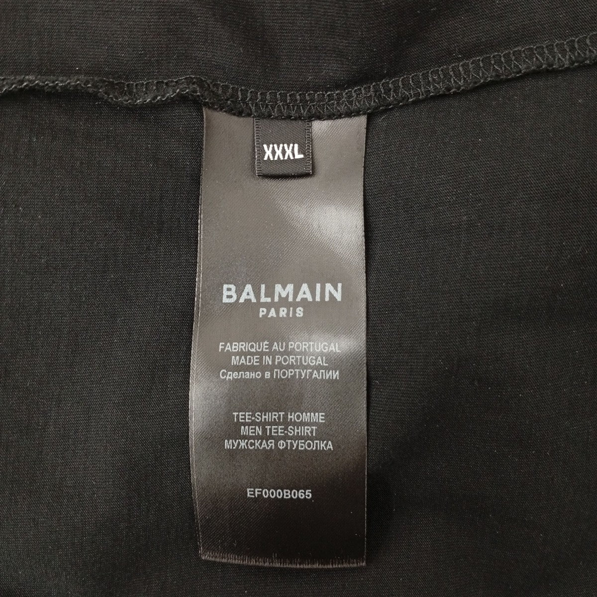 BALMAIN ロゴTシャツEF000B065 古着・中古-4枚目のアイテム画像