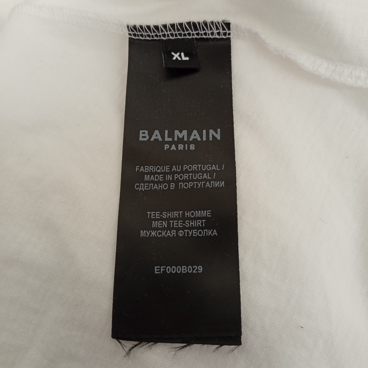 BALMAIN ロゴTシャツEF000B029 古着・中古-3枚目のアイテム画像