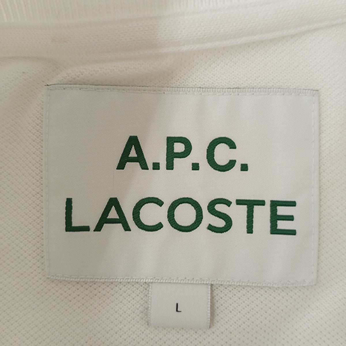 A．P．C．×LACOSTE ポロシャツPH2494 古着・中古-3枚目のアイテム画像