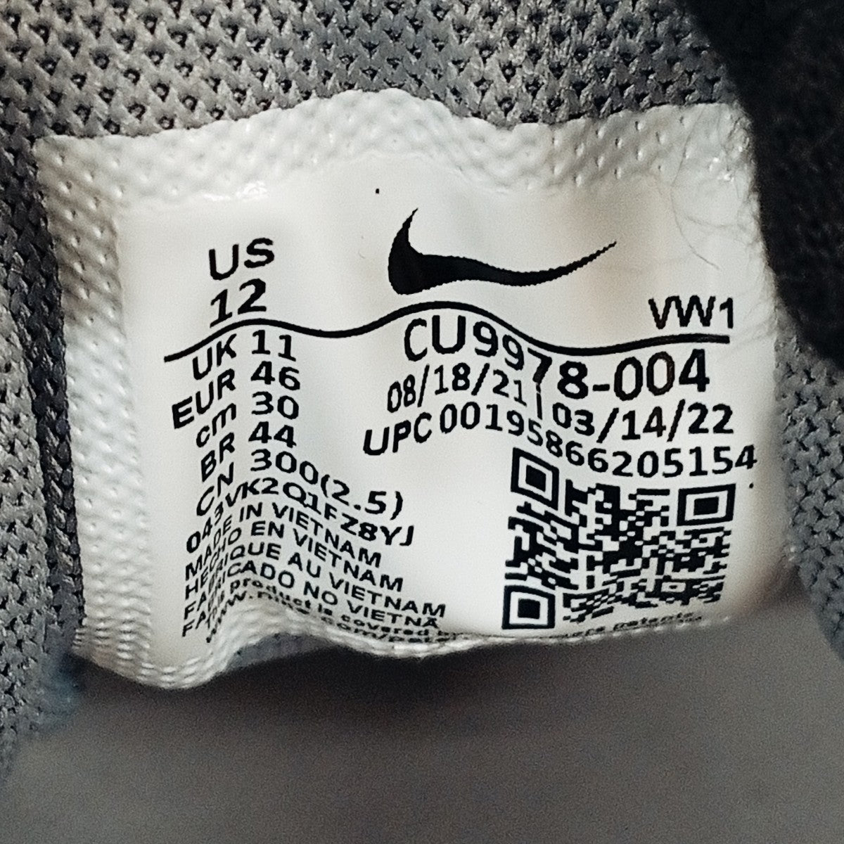 NIKE GOLF Air Max 90 Golf ParticleスニーカーCU9978-004 古着・中古-6枚目のアイテム画像