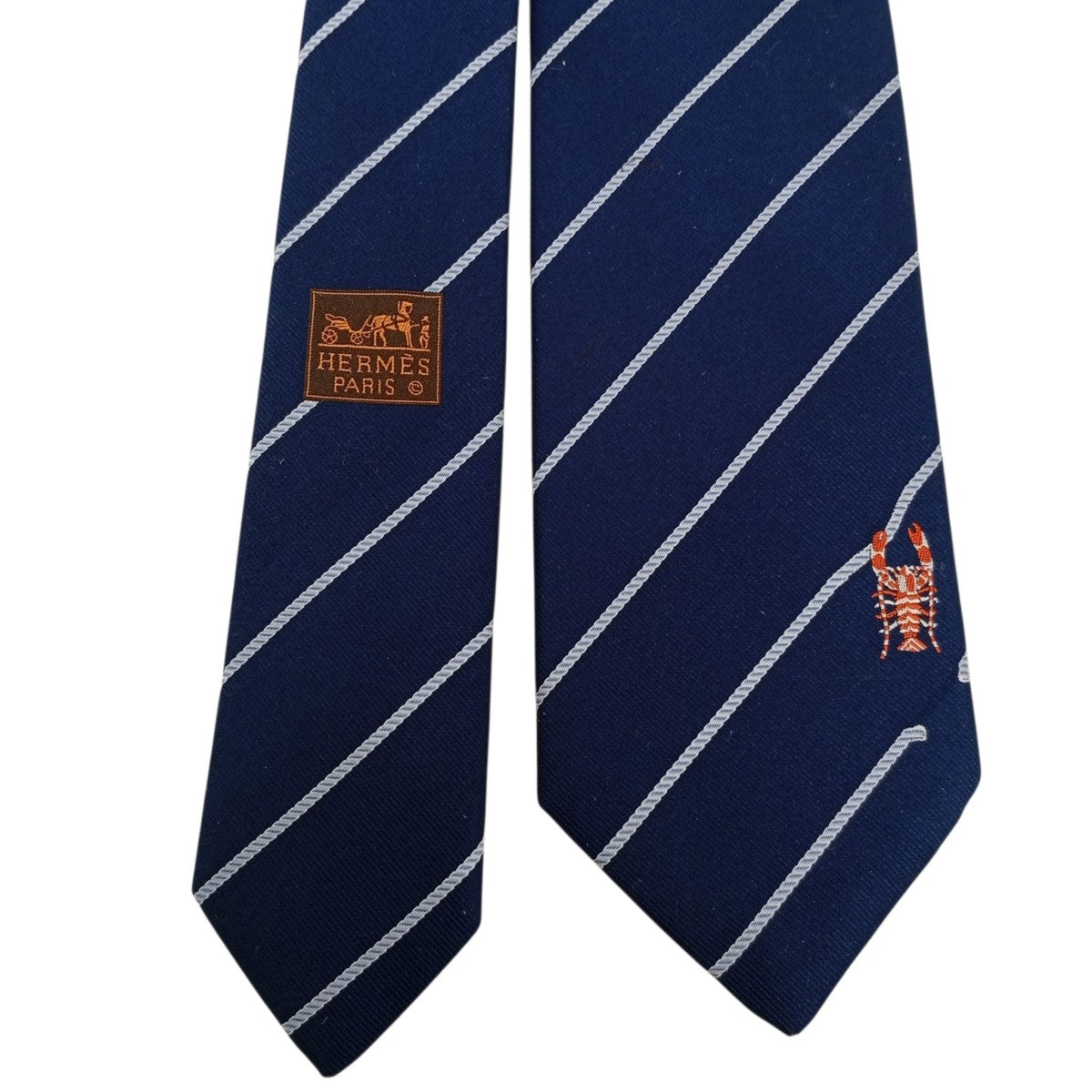 HERMES ロブスターネクタイ 古着・中古-4枚目のアイテム画像