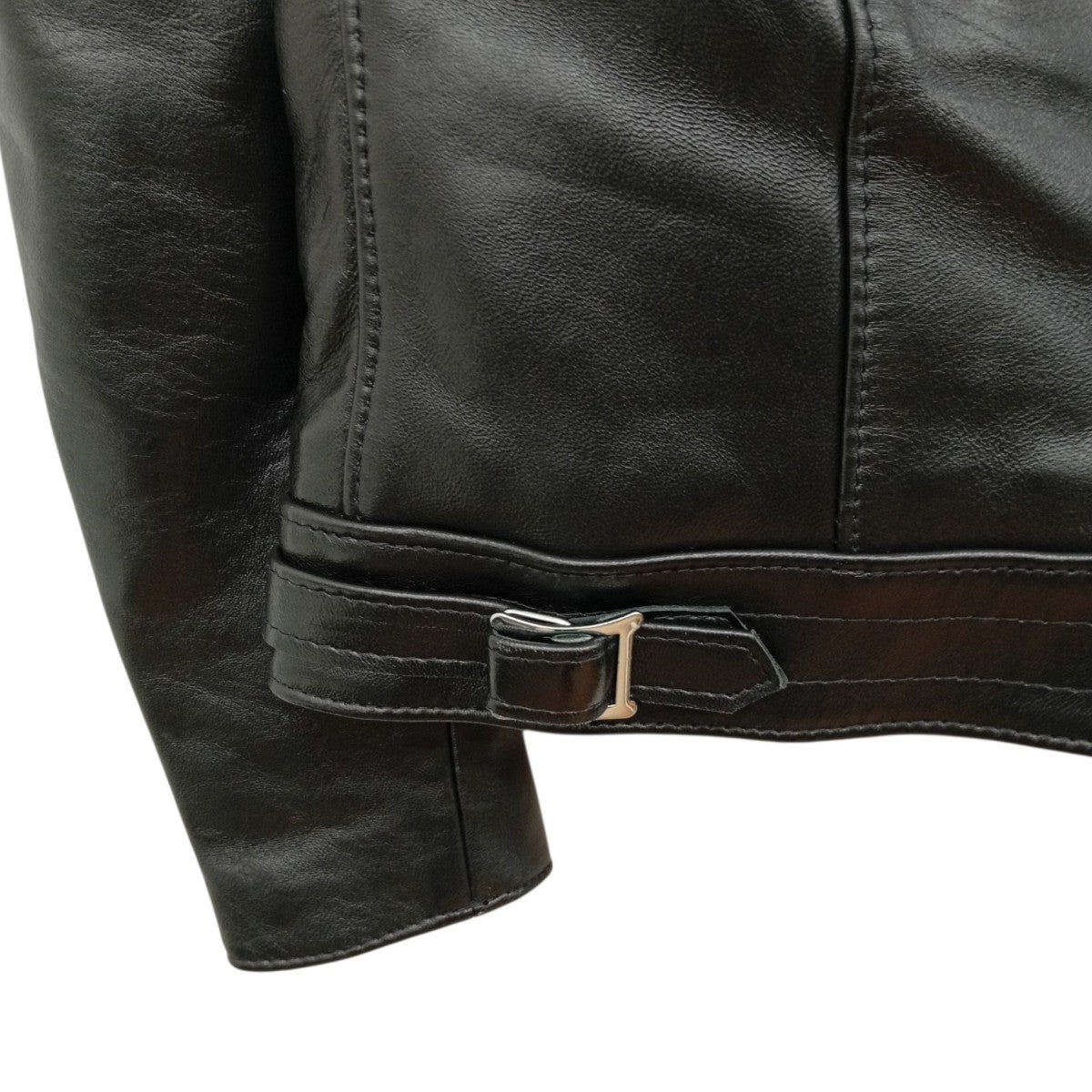 Lewis Leathers サイクロン シープブラック レッドキルティングレザージャケット99-231-08 古着・中古-8枚目のアイテム画像