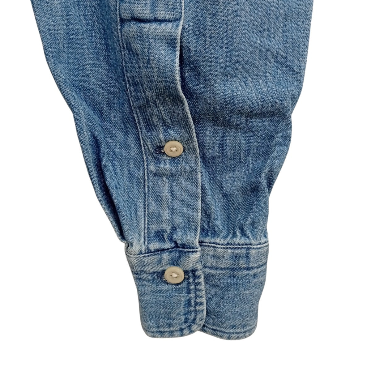 RALPH LAUREN USA製 ボタンダウンデニムシャツ 古着・中古-5枚目のアイテム画像