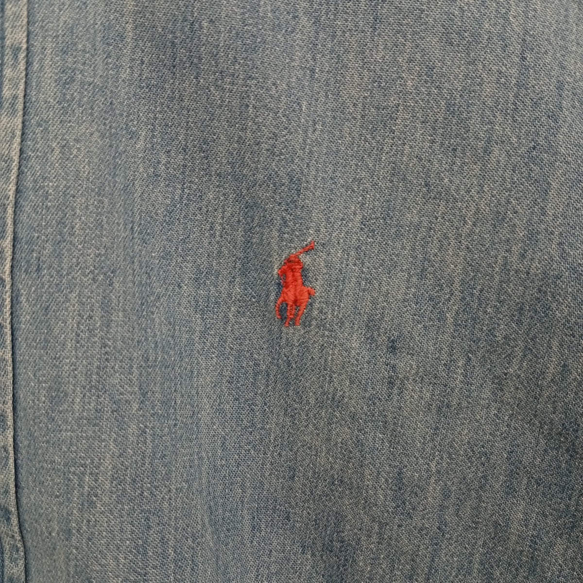 RALPH LAUREN USA製 ボタンダウンデニムシャツ 古着・中古-6枚目のアイテム画像