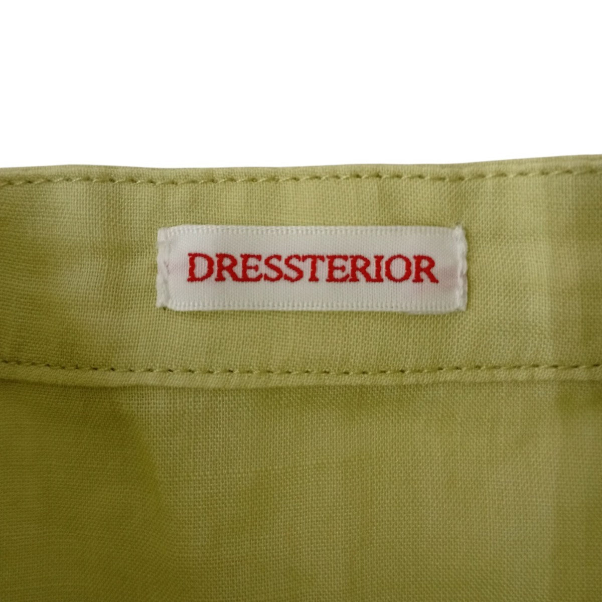DRESSTERIOR ペーパーリネンフリルシャツノースリーブブラウス085-86044 古着・中古-3枚目のアイテム画像
