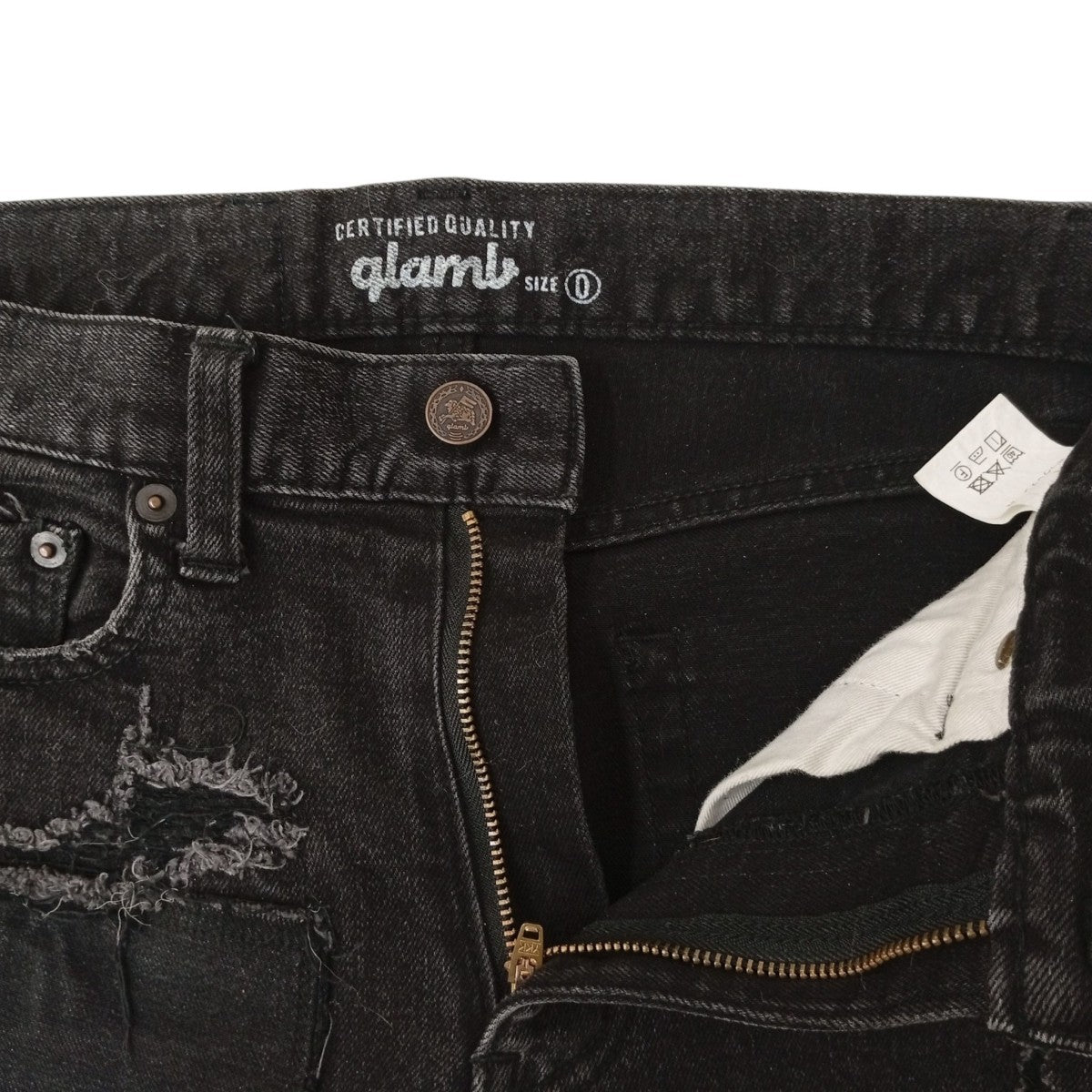 glamb Reading skinny denimスキニーデニムパンツ 古着・中古-3枚目のアイテム画像