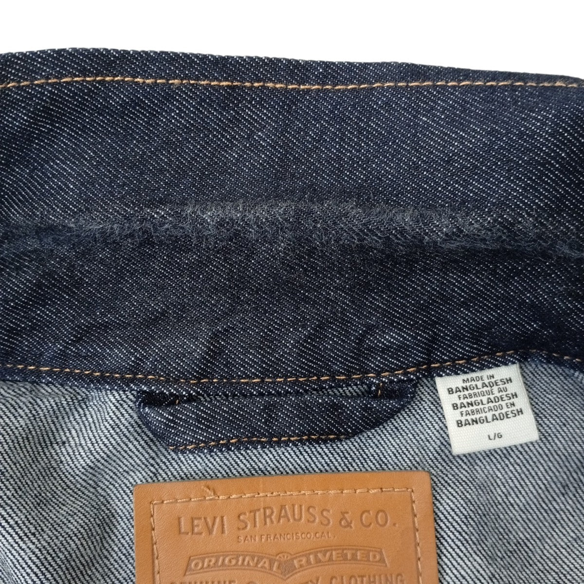 LEVI’S PReMIUM ステーションデニムジャケット0010P-0004 古着・中古-4枚目のアイテム画像