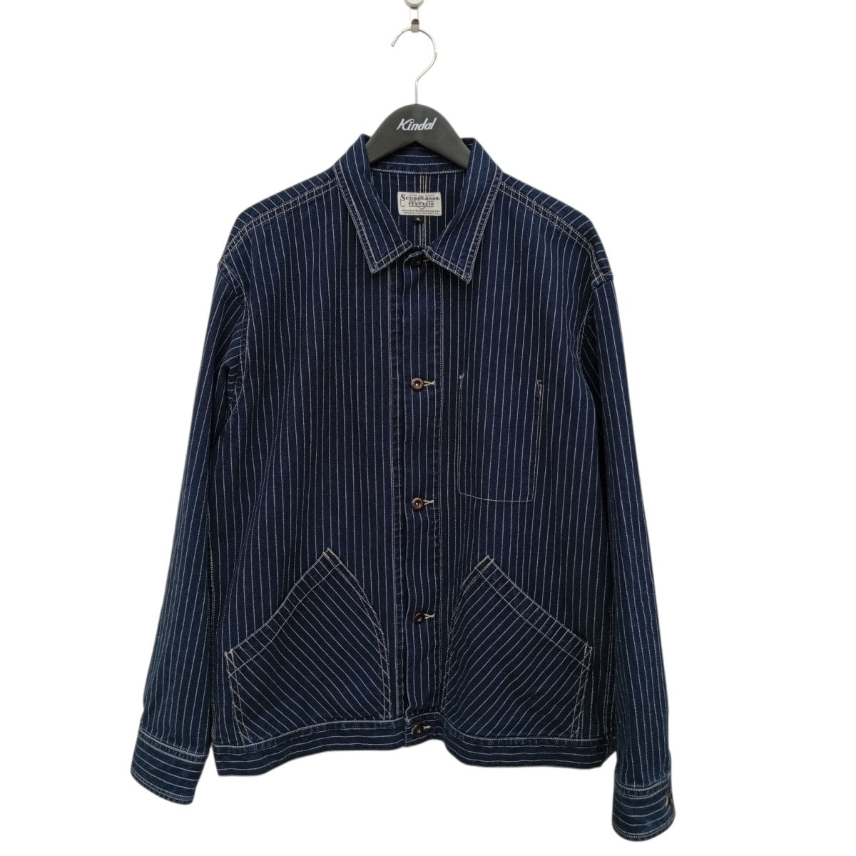 SCHOTT BROS． OLD HICKORY DENIM JACKETストライプジャケット782-3952009 古着・中古-1枚目のアイテム画像