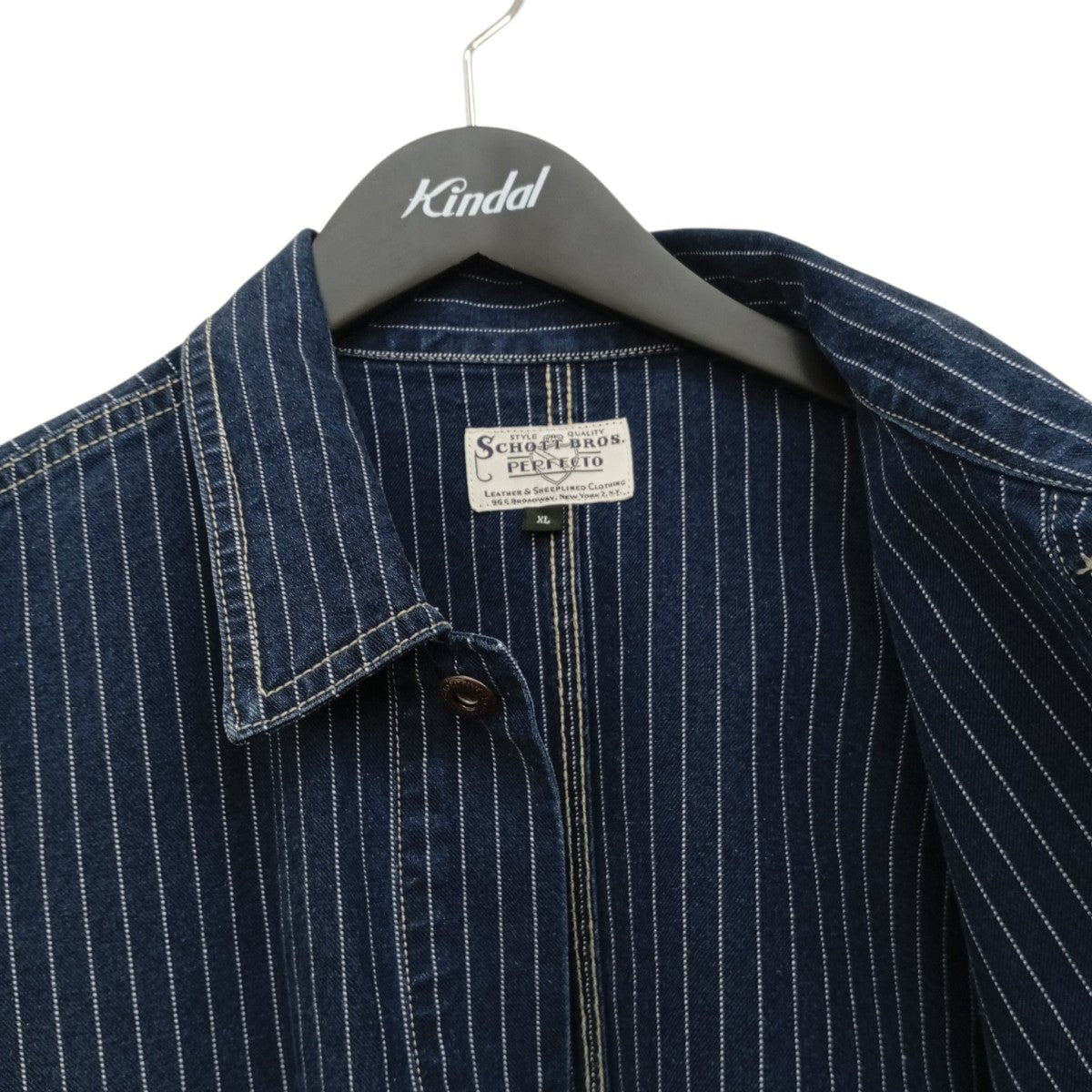 SCHOTT BROS． OLD HICKORY DENIM JACKETストライプジャケット782-3952009 古着・中古-8枚目のアイテム画像