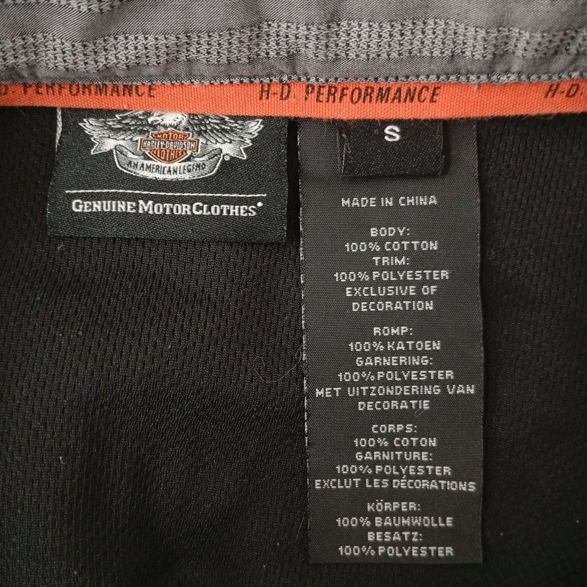 HARLEY-DAVIDSON ストライプ半袖シャツ 古着・中古-3枚目のアイテム画像