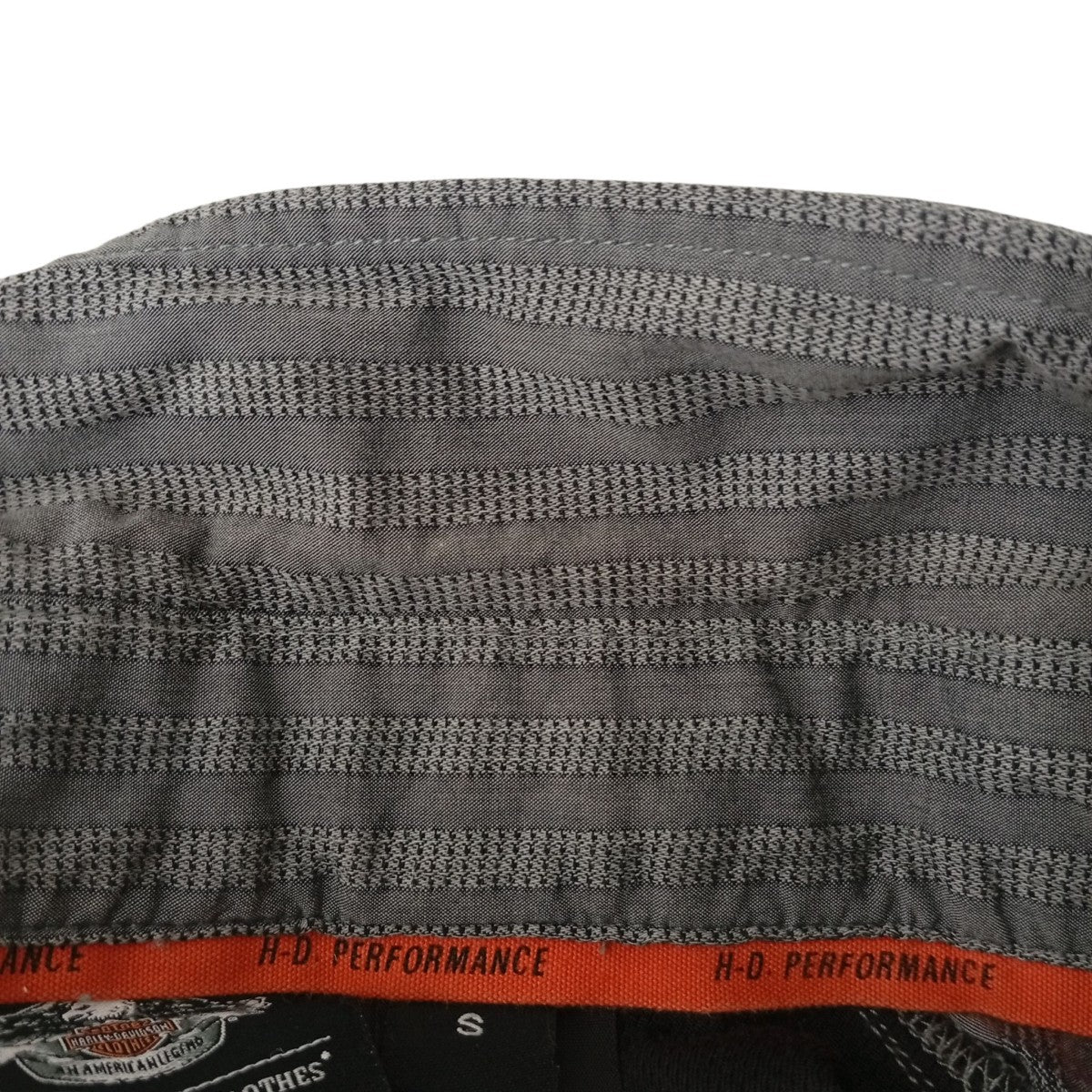 HARLEY-DAVIDSON ストライプ半袖シャツ 古着・中古-4枚目のアイテム画像