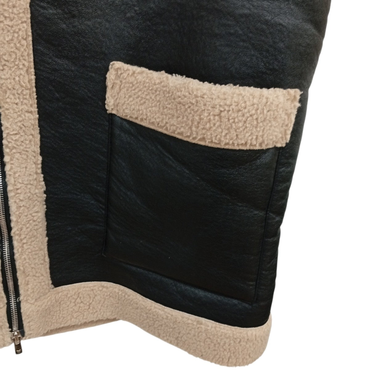 Needles Zipped Tibetan Vest-BoaベストFK065 古着・中古-6枚目のアイテム画像