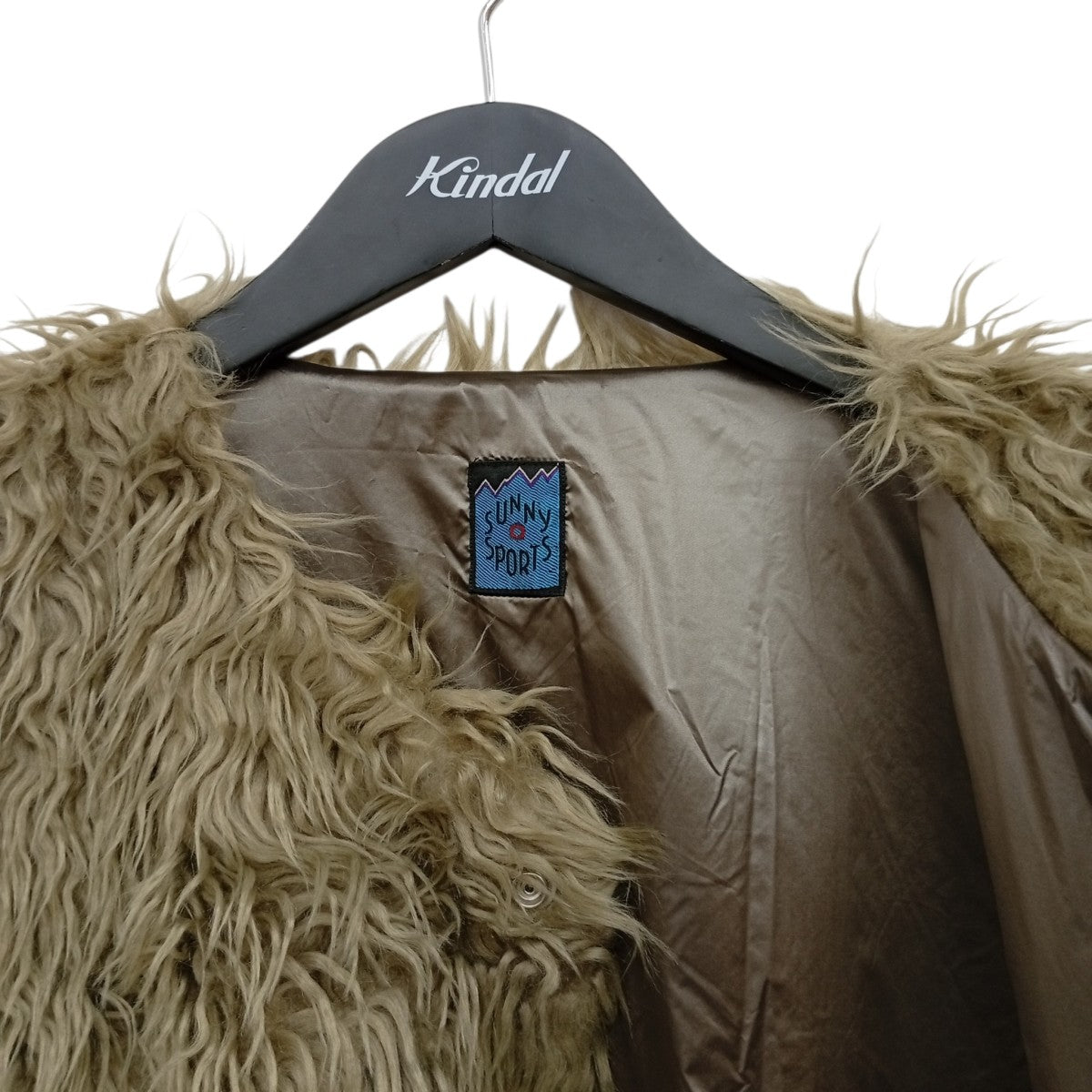 Sunny Sports CURLY FLEECE BIGGEST VESTファーベスト 古着・中古-5枚目のアイテム画像