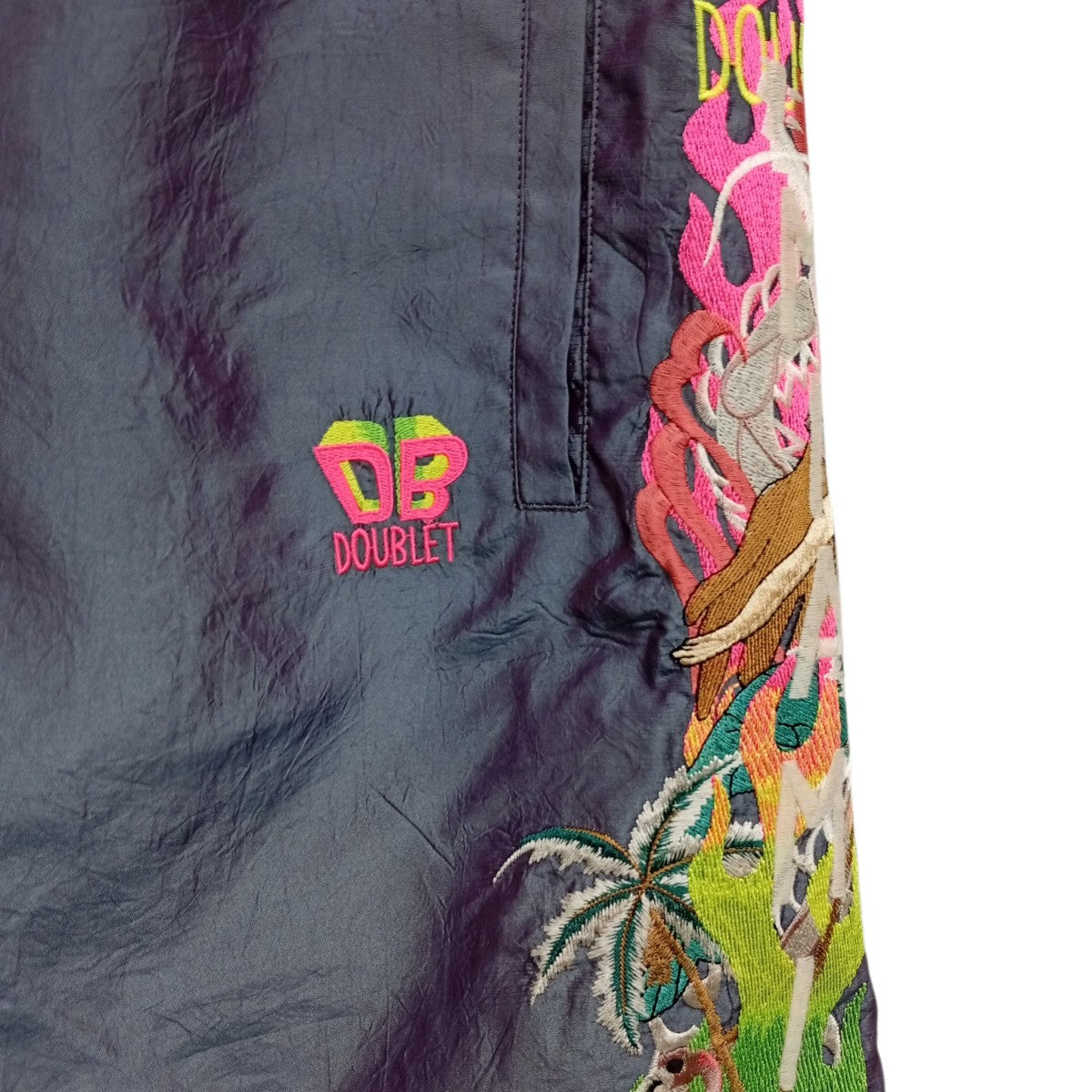 doublet 刺繍シャンブレーショーツハーフパンツ19SS09PT95 古着・中古-4枚目のアイテム画像
