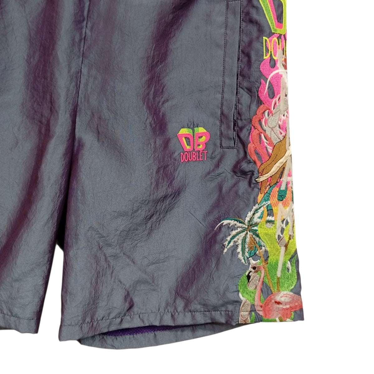 doublet 刺繍シャンブレーショーツハーフパンツ19SS09PT95 古着・中古-5枚目のアイテム画像