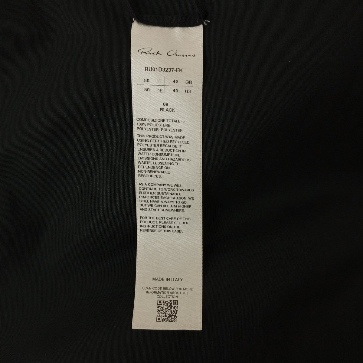 RICK OWENS FOG POCKET OUTERSHIRTシャツジャケットRU01D3237-FK 古着・中古-4枚目のアイテム画像