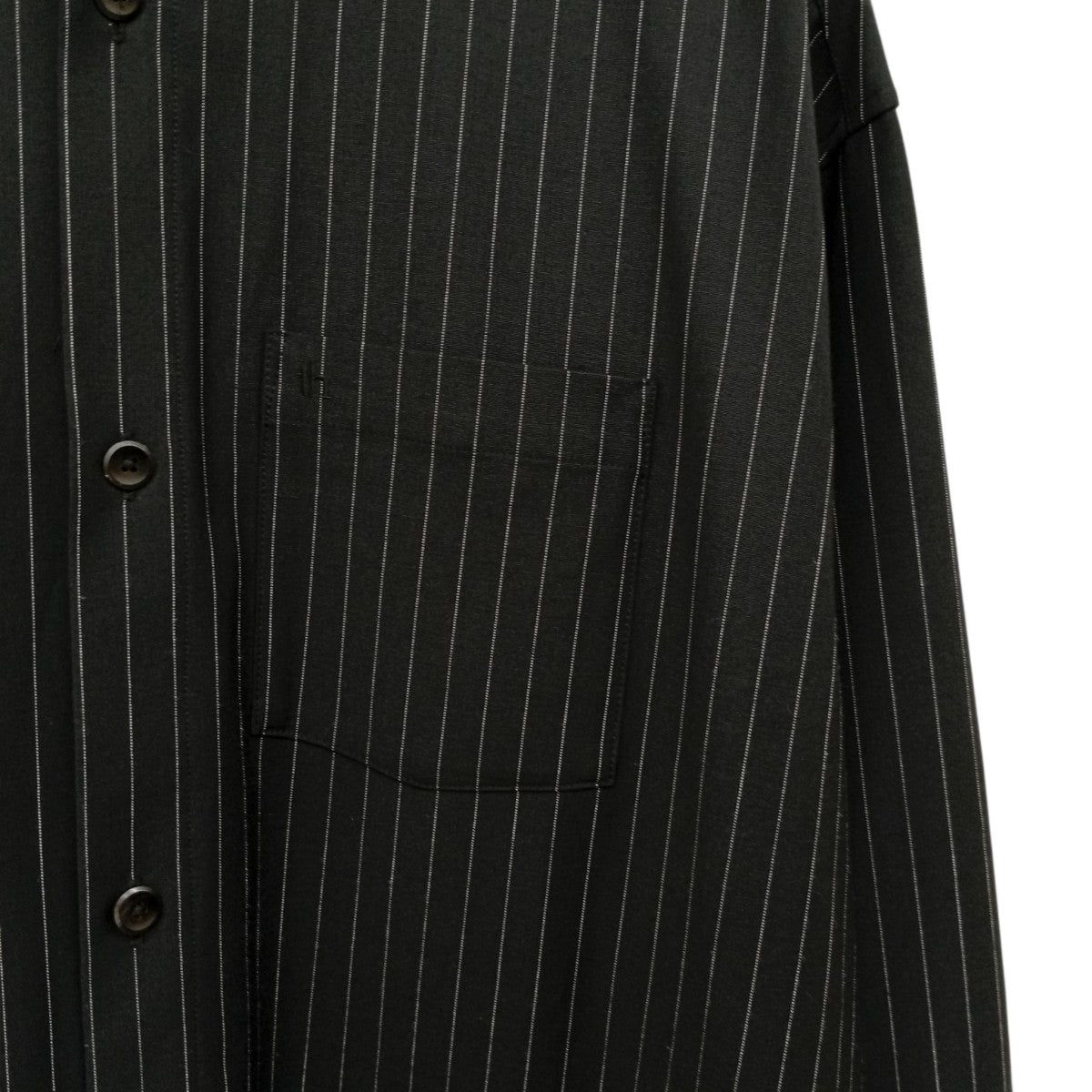 th products Hooded Shirtストライプシャツ2401-SH43-M103 古着・中古-5枚目のアイテム画像