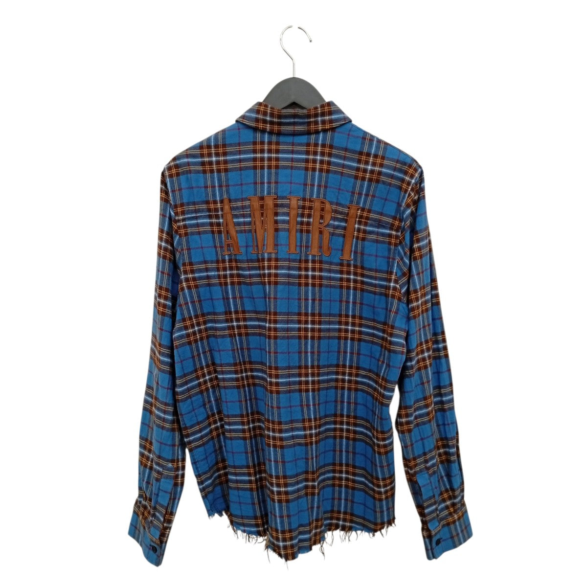 AMIRI(アミリ) カットオフチェックシャツPS22MSL006 PS22MSL006 ブルー