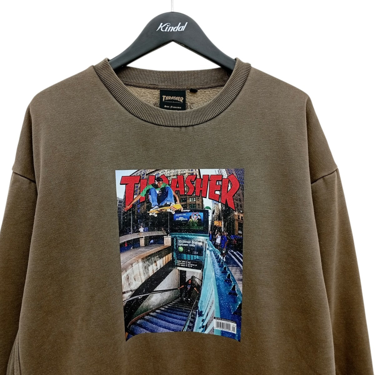 Magazine Cover PIGMENT CREW SWEATトレーナーTH26AW08
